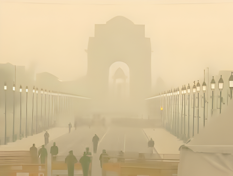 Yellow Alert in Delhi as Rain and Winds Improve Air Quality